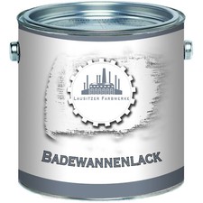 Lausitzer Farbwerke Badewannenlack GFK Badewannenbeschichtung SET Weiß