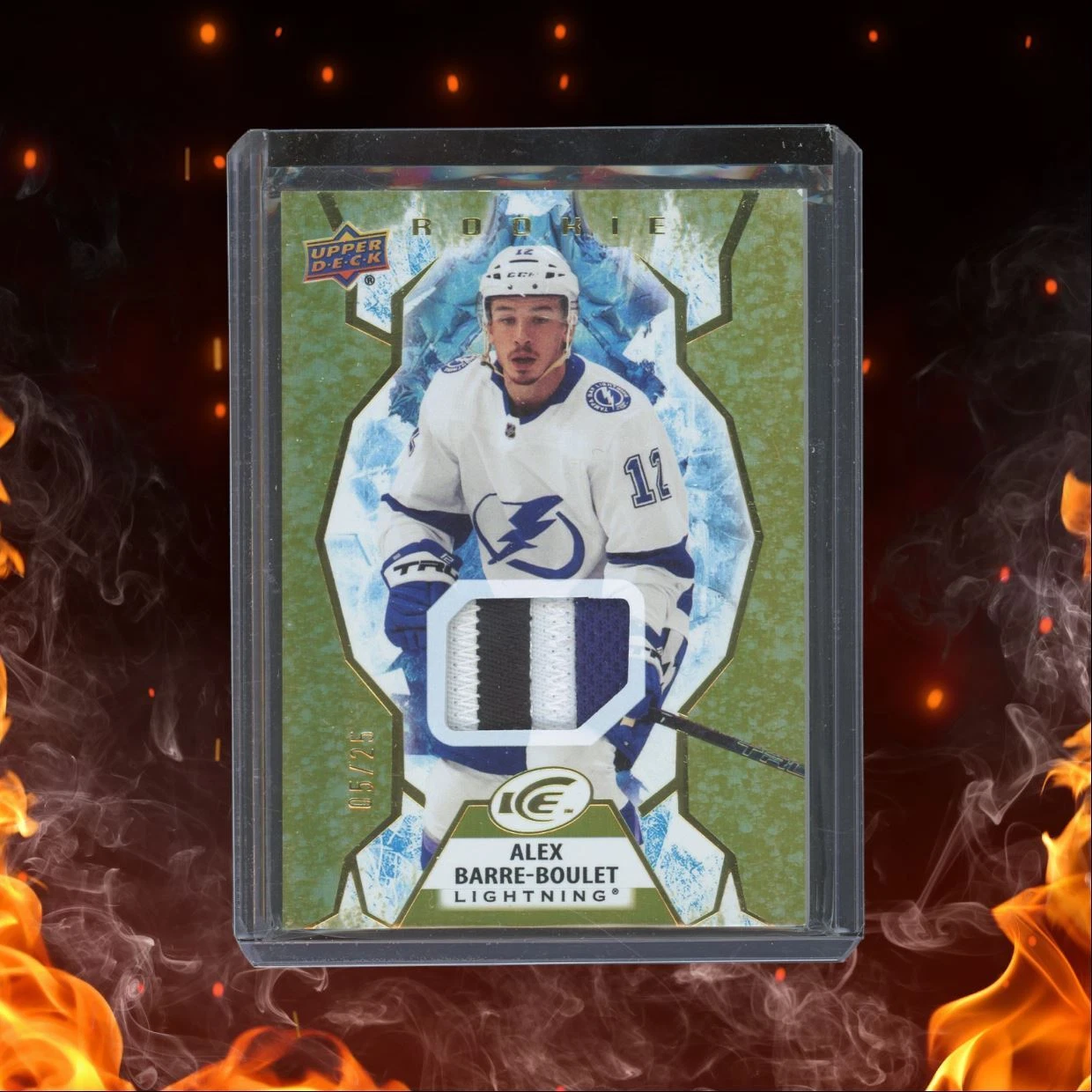 2021-22 Upper Deck Ice Alex Barre-Boulet Gold Patch Rookie 05/25 #103