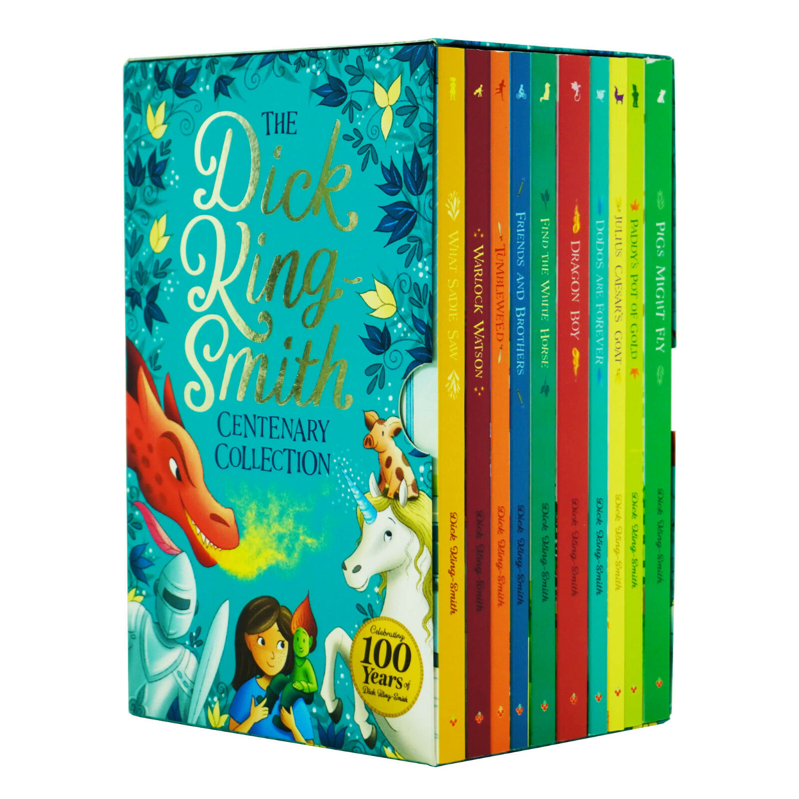 Sweet Cherry Publishing Boys Gold/White Dick King-Smith The 10 Books Centenary Box Set - Ages 7-11 - Paperback - Image 3