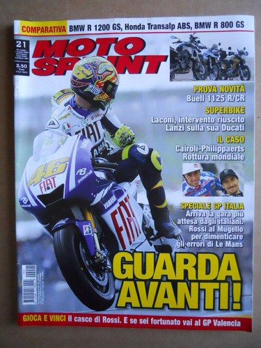 MOTOSPRINT Nr. 21 2009 [Q77] Test BMW R 1200 GS Honda Transalp ABS BMW R 800 GS