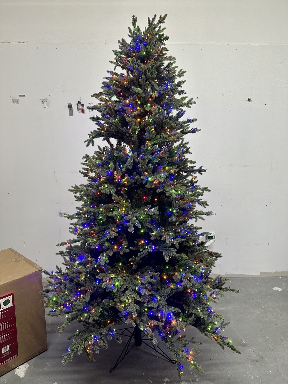 7.5’ PreLit Micro LED Artificial Christmas Tree 1850 LED Lights NO Remote 192072532937 eBay