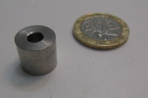 Stainless Steel Spacer, No 10 Screw, .500" OD x .192" ID x .437" Length, 5 pcs - Picture 2 of 11