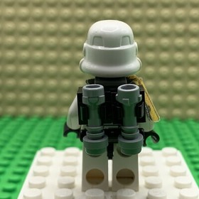 Lego Sandtrooper Minifigure Orange Pauldron Dirt Stains Star Wars sw0364