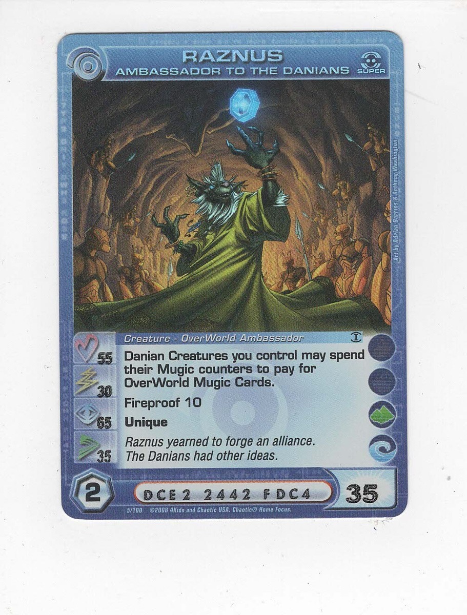 Chaotic Super Rare Creature Overworld Raznus Ambassador to the