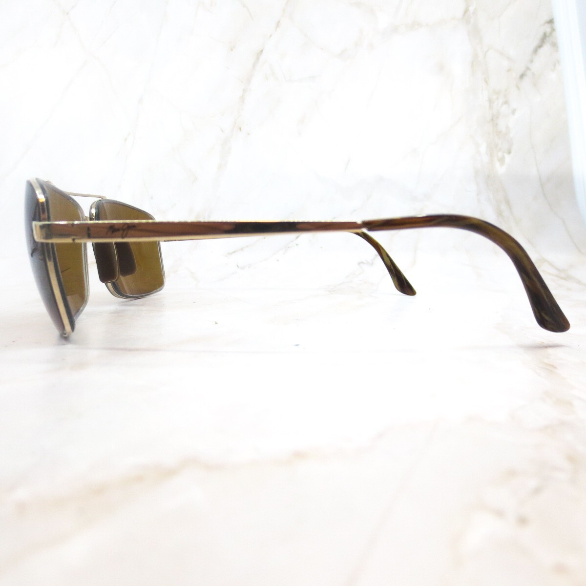 Maui Jim Black Rock Sunglasses Frame MJ-218-16 Men's Gold Maui Jim Black Rock Sunglasses Frame MJ-218-16 Men's Gold