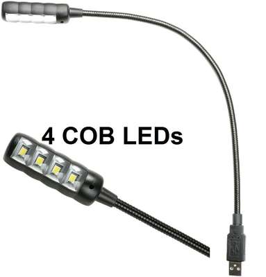 Ultrahelle USB LED Schwanenhalslampe Lampe Licht Leselampe Leuchte Flexilight
