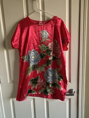 Floral Silk Satin dress/ Top