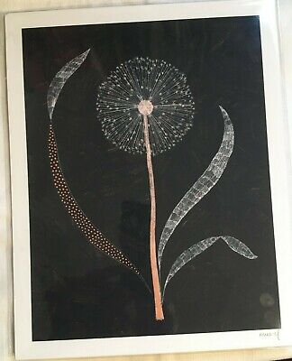 ART PRINT POSTER PAINTING DRAWING NATURE PLANT DANDELION SEED WISHES LFMP1077 