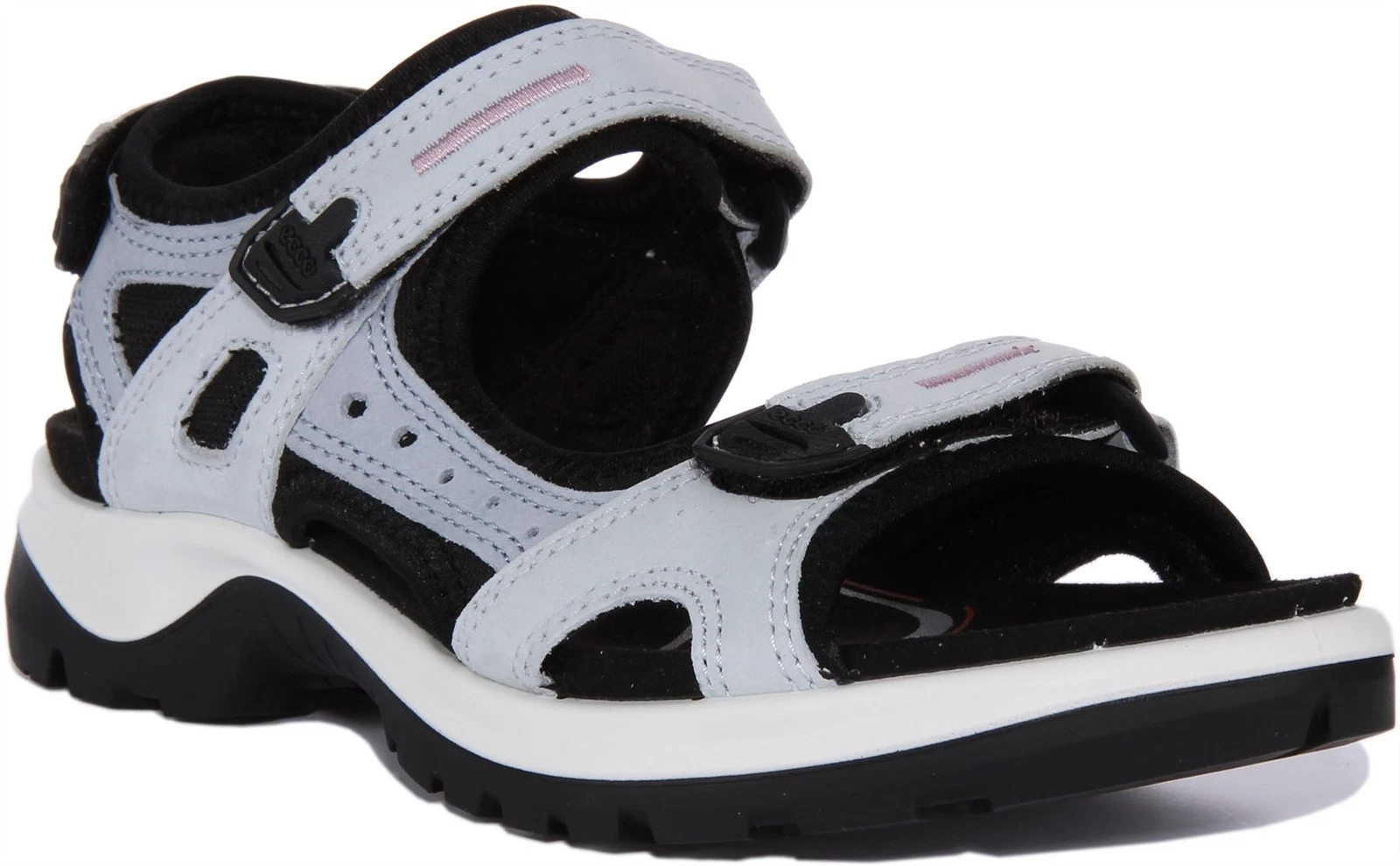 Sandali Ecco Offroad Yacutan Nubuck in pelle blu chiaro donna UK 3 8