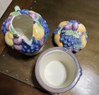 Mikasa Garden Harvest Fruit Basket Creamer & Sugar Vintage — photo 6