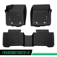 Floor Mats Liners Fit For 2018-2023 Toyota Tacoma Double Cab TPE All Weather