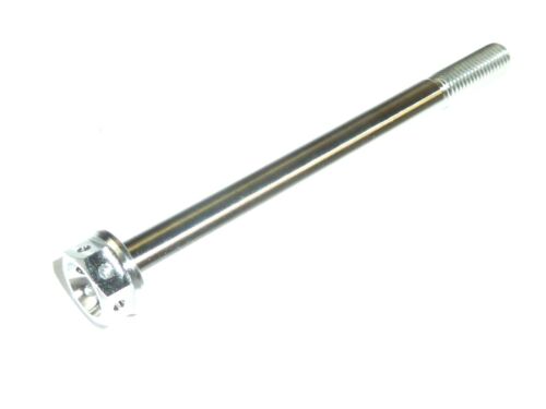 M8 x 50mm LONG TITANIUM FLANGED HEX CROSS DRILL BOLT RACE SPEC LOCK WIRE GRADE 5 - Picture 22 of 30