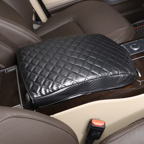For Land Rover Range Rover Vogue 13+Carbon Leather Center Armrest Box Case Cover - Picture 11 of 12