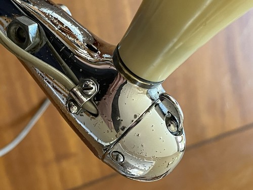 Foco Vintage Unity Cromo Modelo S6 con Mango Marfil Coche Hot Rod Hecho en EE. UU. - Imagen 7 de 15