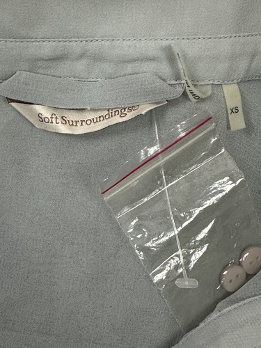 Abito donna Ibiza morbido Dintorni XS grigio ricamato maxi boho trasparente - Foto 4 di 4