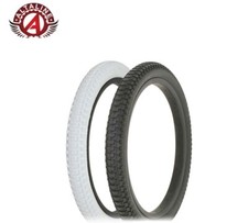 ALTALINE DURABLE BICYCLE WIRE BEAD TIRE 18" X 2.125 TURBO BMX WHITE OR BLACK.