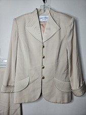 Vintage 80s Alfred Nipon Skirt Suit