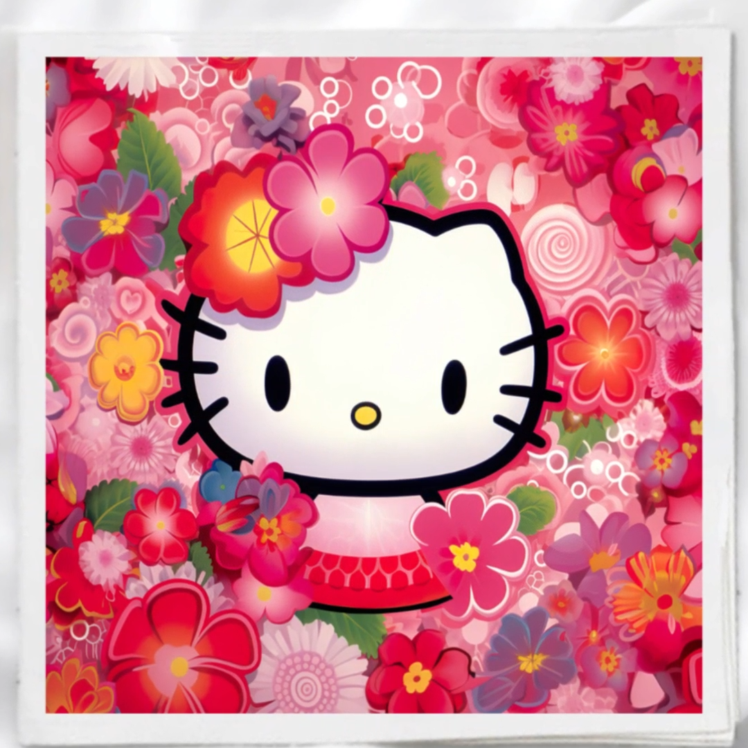 Hello Kitty Fabric Panel for Quilting Crafting Sewing Quilt Block ...