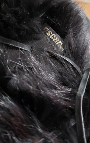 Vintage Oscar Sport Black Fur Scandia Apres Ski Boots - Picture 7 of 8