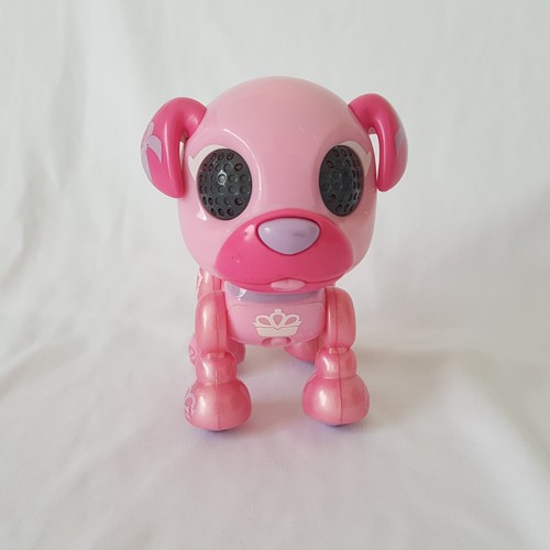 Zoomer Zupps Royal Pups Retriever Princess Pink Interactive Robot Pocket Pet 4" - Picture 6 of 24