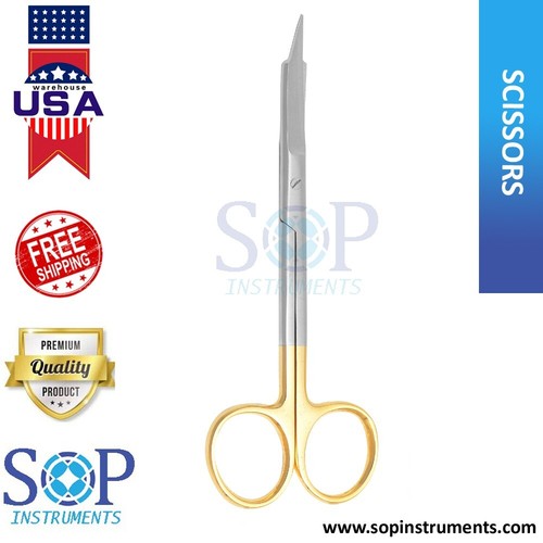 Tijera Quirúrgica Dental Goldman Fox Curvada, 13cm T/C por SOP Instruments - Imagen 2 de 3