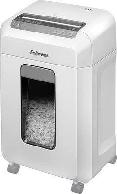 Fellowes Aktenvernichter 12Ms, 12 Blatt Minicut (P4), Papierschredder für Büro,