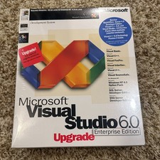 Microsoft Visual Studio 6.0 Professional Edition Upgrade for Windows NT / 95