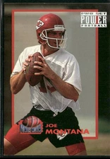 1993 Pro Set Power Joe Montana Power Moves #PM10 Kansas City Chiefs