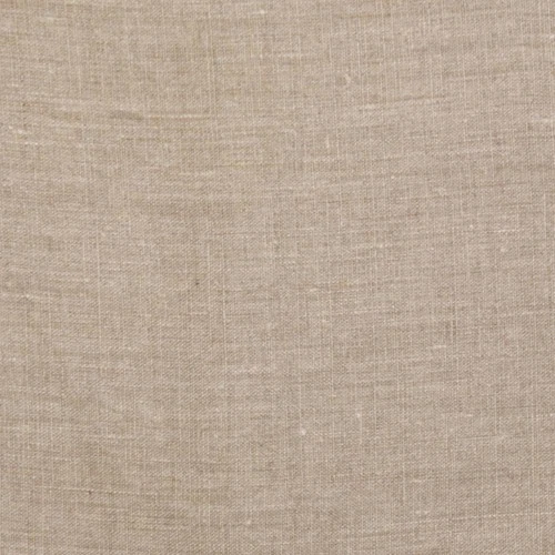 Prairie Linen Ottoman Cube, Natural Brown - Picture 2 of 2