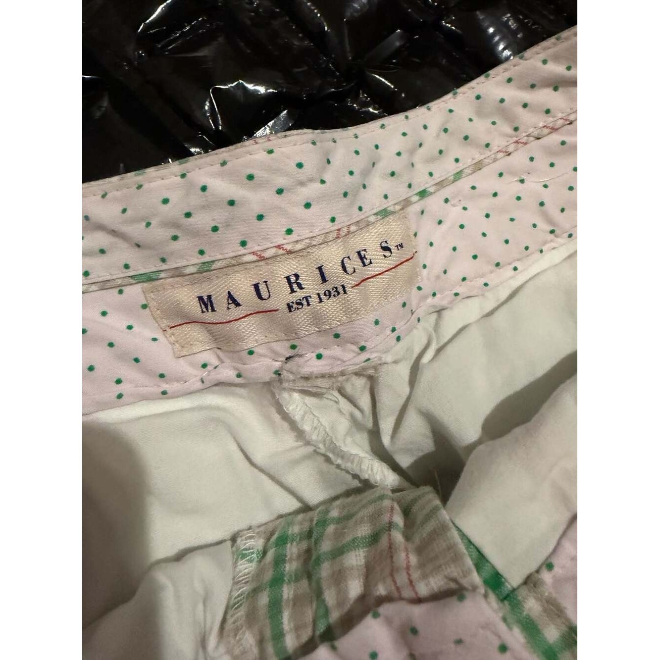 Maurices Vintage Plaid Mini Skort with Button Back Pockets. Best for size medium, photo 3