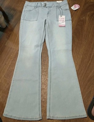 NWT YMI Junior's Low Rise Flare Leg Denim Jeans Size 11/30 