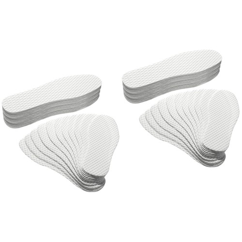 2 plantillas de pulpa de madera insertos para mujeres almohadillas transpirables antideslizantes para zapatos