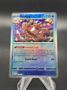Seaking Pokeball Reverse Holo 021/131 Prismatic Evolutions Pokémon Card NM