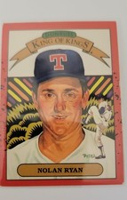 1990 Donruss - Nolan Ryan #659 King of Kings on Front with 5000 K's on Back