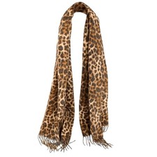 Women's Scarf Leopard Print Shawls and Wraps for Medium Black Leopard Print