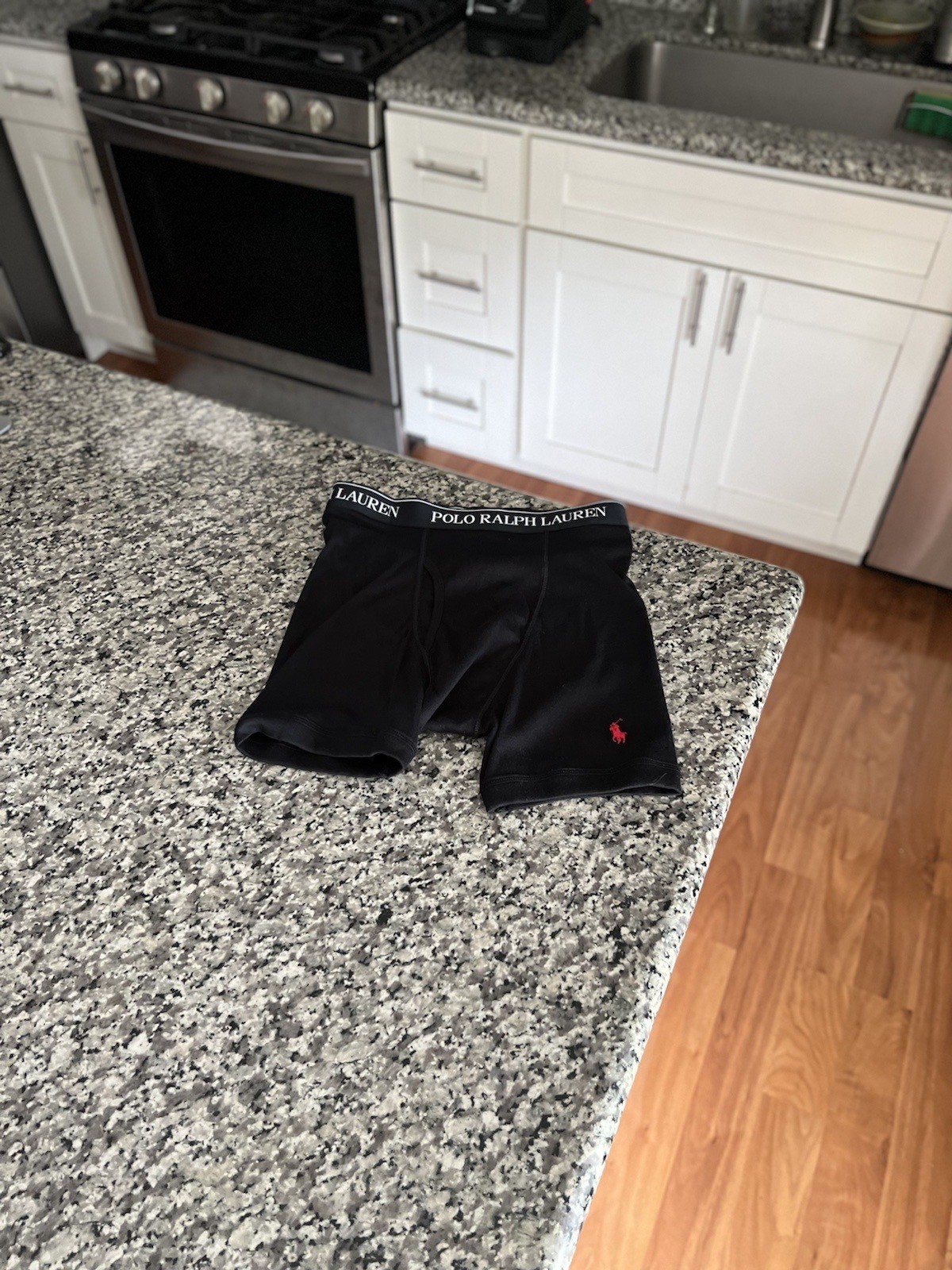 (1) Polo Ralph Lauren Boxer Briefs Small Mens Black Cotton Underwear thumbnail 6