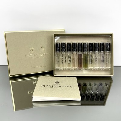 *UNISEX* Penhaligon's SCENT LIBRARY 10pc MIX Set 2ml-0.07oz Spr SAMPLE VIALS (