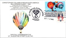 FFC 1992 America Balloon Quest Nations Oldest City - St Augustine FL - J29538