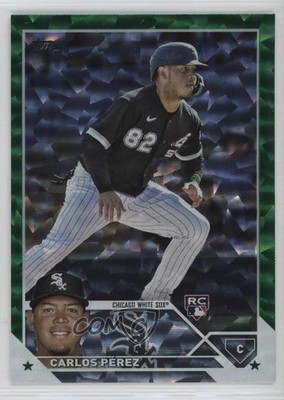 2023 Topps Series 2 Green Foil /499 Carlos Perez Carlos Pérez #452 Rookie RC e9p