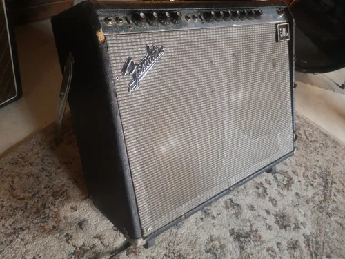 Fender Twin Reverb Silverface Valve Amplifier 1970s Vintage - Picture 2 of 12