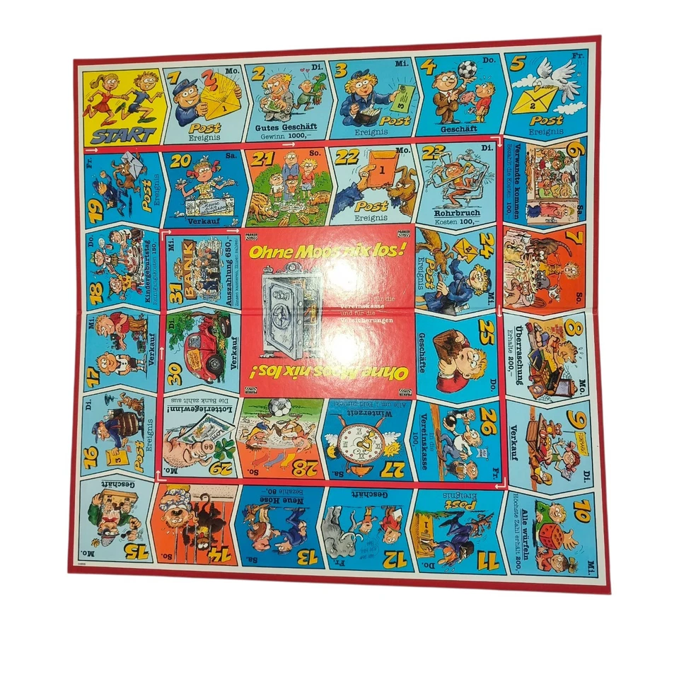 Ohne Moos Nix Los ! Parker Gesellschaftsspiel 1992 Familienspiel Brettspiel, Vol - Bild 2 von 4