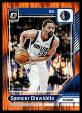 2024-25 Donruss Optic #54 Spencer Dinwiddie Orange Shock #/225
