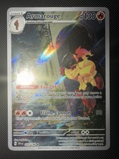 Pokémon TCG Card Armarouge 203/198 Scarlet Violet Base Illustration Rare - NM