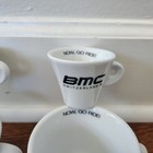 4 PROMO BMC SWITZERLAND COFFEE CUPS DEMITASSE MACCHIATO CAFFEE  BICYCLES CYCLING — photo 4