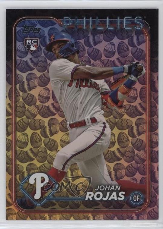 2024 Topps Series 1 Eggs Johan Rojas #209 Rookie RC 11vc