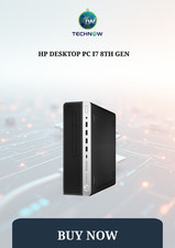 HP Desktop PC i7 8th Gen, up to 64GB RAM, 4TB SSD NVMe, Windows 11 Pro, WiFi