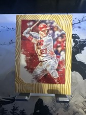 2020 Panini Diamond Kings Mike Trout Wood Frame #/13 SSP