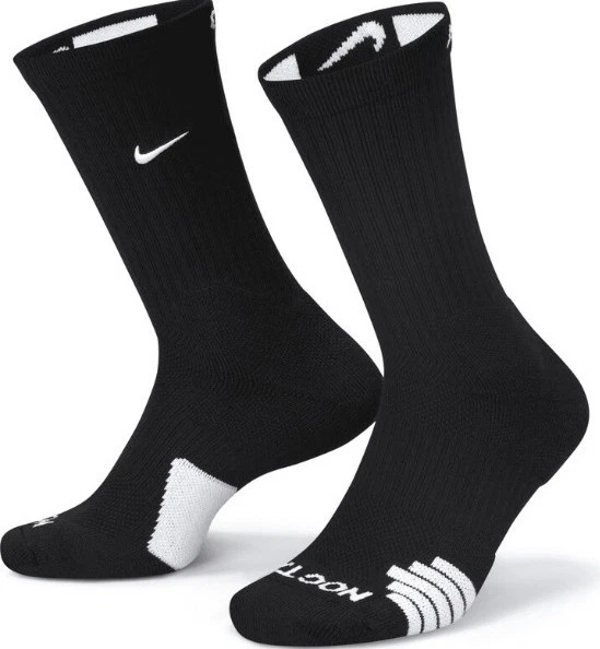 DA2575-010 Nike NOIR UNISEXE NOCTA BASKETBALL CHAUSSETTES Sport Confortable... - Photo 1/4