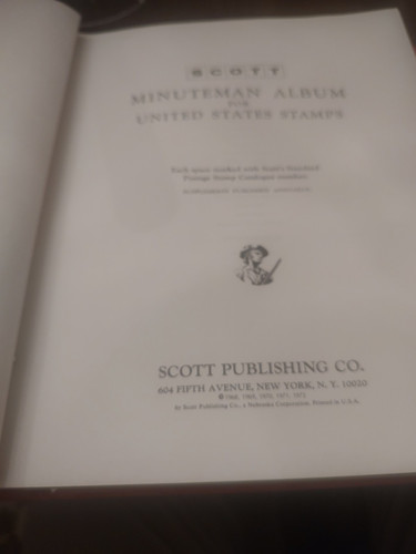 TWO Minuteman Scott Perfect Stamp Albums 1900s Forward Filled With Great Ones - Picture 2 of 24