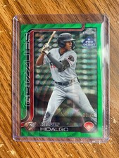 2025 Topps Pro Debut Chrome Kelvin Hidalgo Green Refractor 26/99
